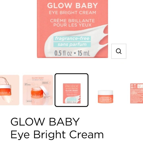 Nwt Pacifica Glow Baby eye bright cream 100% vegan-cruelty-free🐰 - Picture 7 of 15